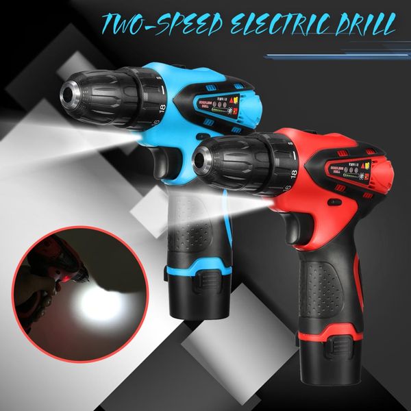 

12v 680w multipurpose screwdriver 2 speed electric drill rechargeable lithium battery electric screwdriver power tools