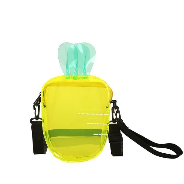 

women transparent radish wild messenger bag shoulder fashion bag
