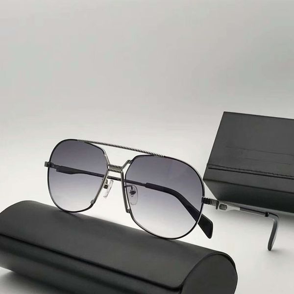 

legends 968 black gold sunglasses grey gradient lenses men designer sunglasses sun glasses new with box, White;black
