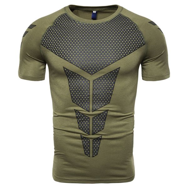 

padegao 2019 men compression t-shirt jogger sporting skinny tee shirt male gyms fitness bodybuilding workout clothing size xxxl, White;black