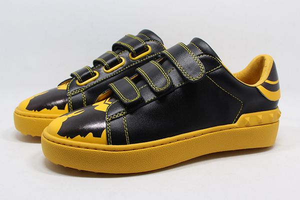 

luxury designer casual shoes rockrunner leisure shoes men women sneakers sports skateboarding shoes flats dress shoe sports ten with box bag, Black