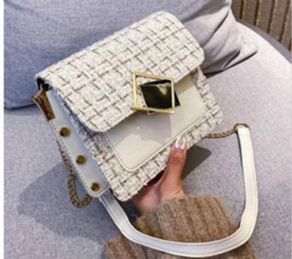 

Designer Handbags 2020 Summer New Korean Version of The Shoulder Small Square Bag Fashion Luxury Chain Women's Diagonal Handbag L0G0