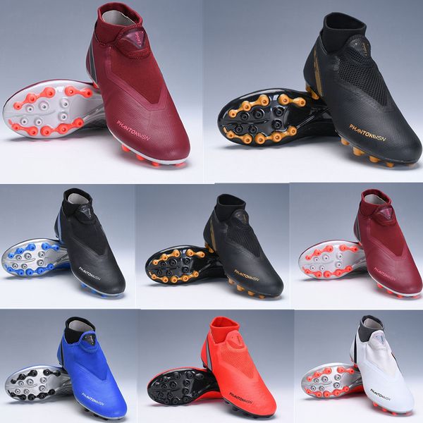 

футболки без босоножек phantom vsn kids ag-r высокие верхние chuteiras de futebol детские молодежные футбольные бутсы t90 футбольные бутсы j, Black