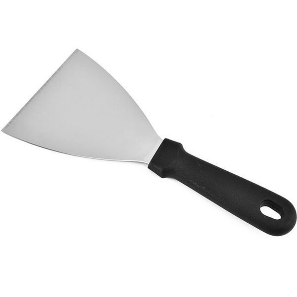 

western cuisine kitchen ware pasty triangular short handle spatula home multifunctional blade cooking utensils stainless steel