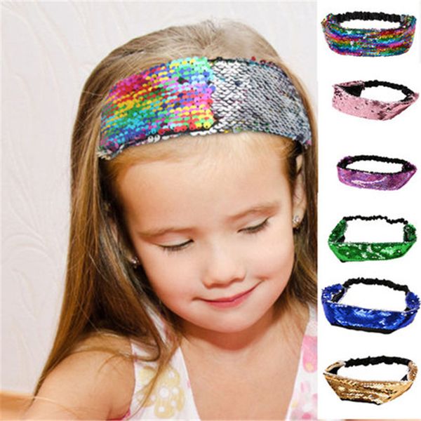 

fashion wonderful coloured mermaid sequins headband hair accessories lovely gifts party hair band afj568, Slivery;white