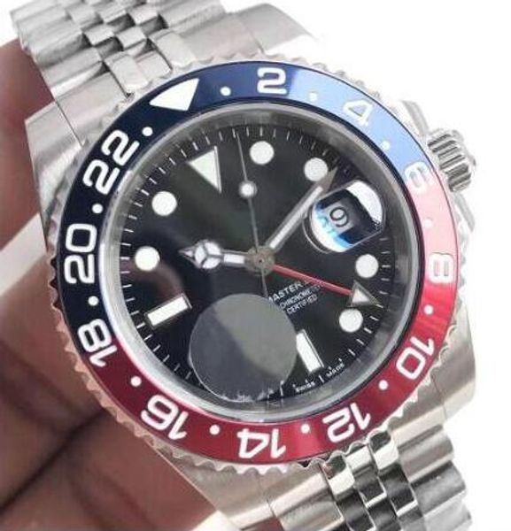 ТОП GMT керамический безель мужские механические часы из нержавеющей стали механи