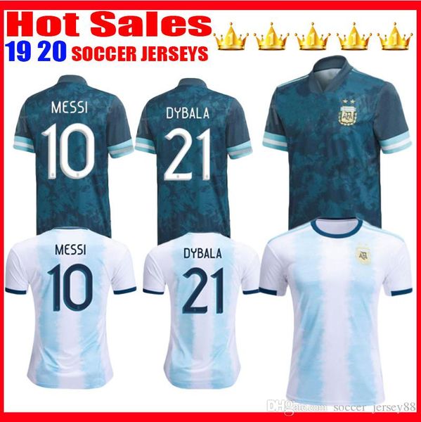 2019 2020 2021 Argentina Copa America Home Soccer Jersey 20 21