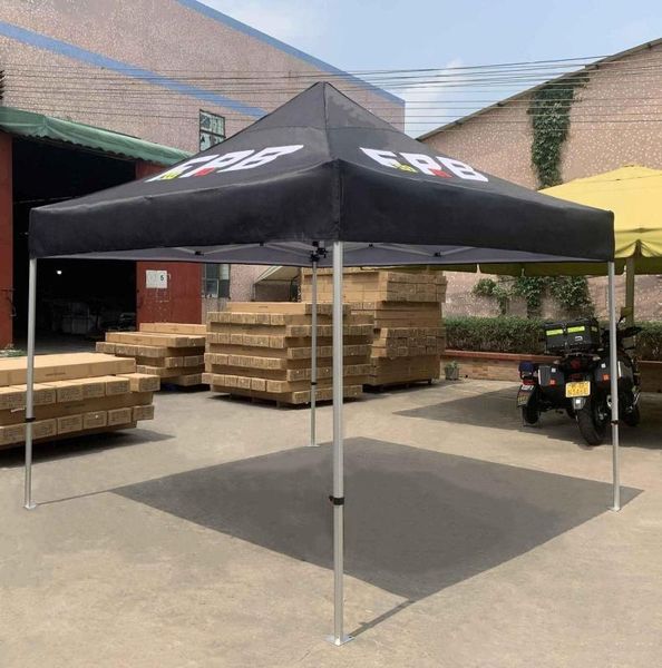 

hexagonal 40x40x2.0mm aluminum frame roof printed 3x3m advertising promotion event exhibition trade show folding gazebo tent