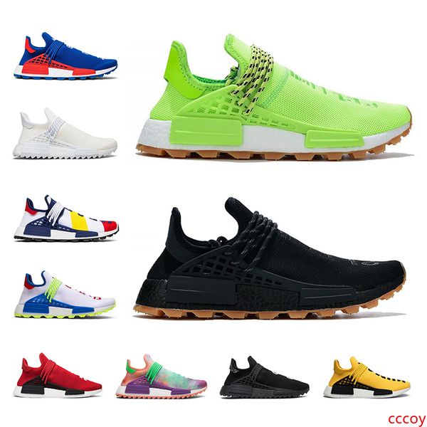 

originals 2020 human race bbc designer shoes pharrell williams chalk coral pack oreo nerd mens womens golf running shoes