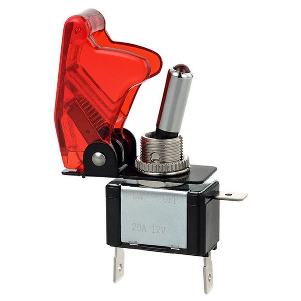 

led push button rocker toggle switch control 5 color 12v 20a racing car truck moto boat cover