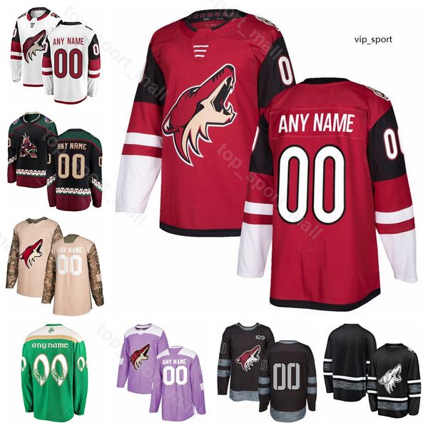 

дети женщины аризона койотс клэйтон келлер джерси алекс галченюк шейн доан винни хиностроза ричард паник хоккей красный черный, Black;red