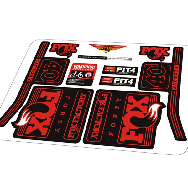 

fox40 mountain bike front fork replacement stickers for mtb bicycle dh am race dirt decals ing