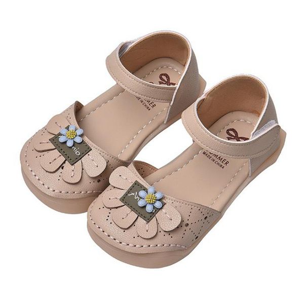 

2020 new summer flowers girls sandals children baby girls princess sandals party children' shoes girl, Black;grey