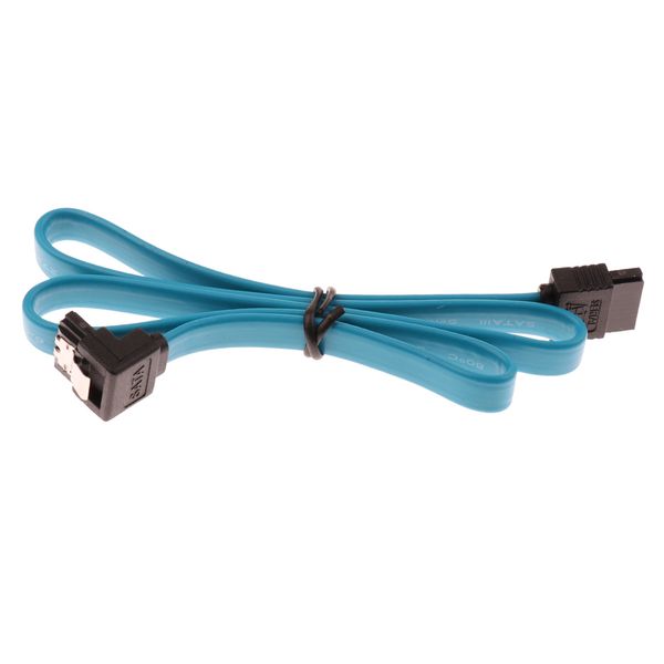 

sata iii 6.0 gbps cable with locking latch and 1 x 90-degree plug