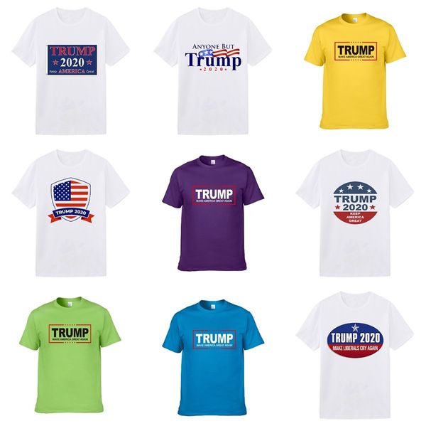 

2020new mens summer tees plus size o-neck short sleeve t shirt milk printed cotton trump t-shirt 3d designer clothing m-xxl golf tshirt #154, White;black