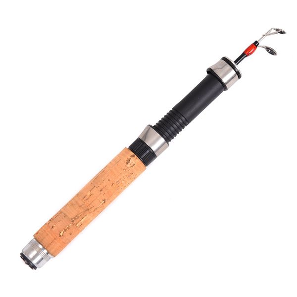 

65cm ice fishing rod telescoping fishing rods carbon mini pole winter ultra-light tackle lures bait de pesca