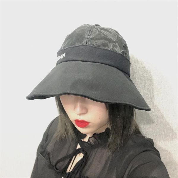 

small fragrant wind daisy net net fisherman hat female summer travel sunscreen thin breathable sunshade basin hat ws-2206, Blue;gray