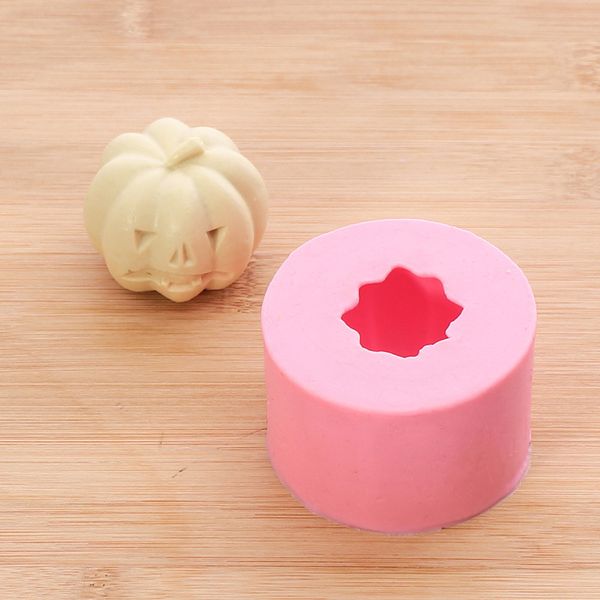 

halloween pumpkin funny gummy chocolate handmade soap silicone mould silicone mold kitchen dining accessories pink baking mold