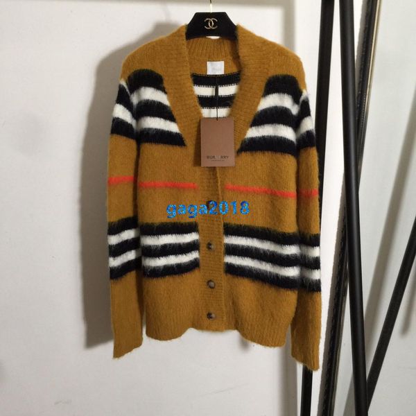 

high end женщины девушки oversize вязать свитер куртка пэчворк vintgae полосатый мотив с длинным рукавом трикотаж кардиган мода дизайн верхн, White;black