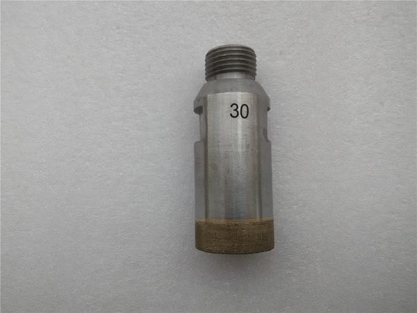 

rzz 30-60mm l75mm power tool drill bit g1/2'' sintered diamond drilling thread for glass