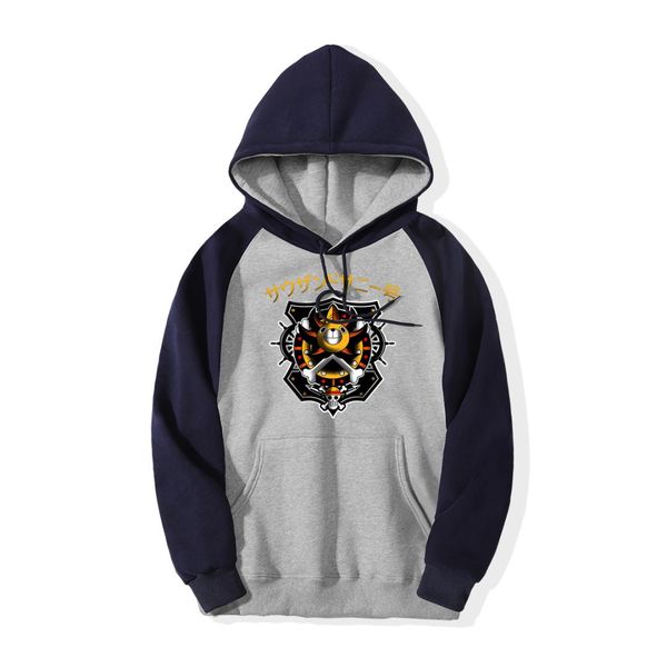 

thousand sunny raglan hoodie men one piece japan anime sweatshirt hoodies autumn fleece luffy warm tracksuit pullover streetwear, Black