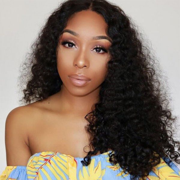 9a Brazilian Curly Human Hair Bundles With Closure Malaysian 100