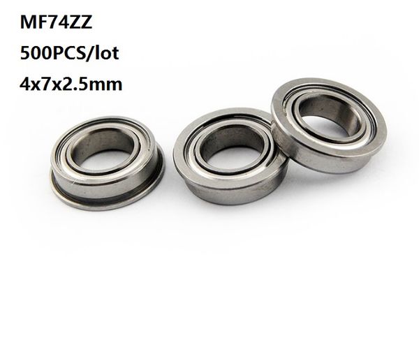 500 teile/los MF74 MF74ZZ F674ZZ F674-ZZ ZZ Miniatur mini lager Rillenkugellager 4*7*2,5mm 4x7x2,5mm