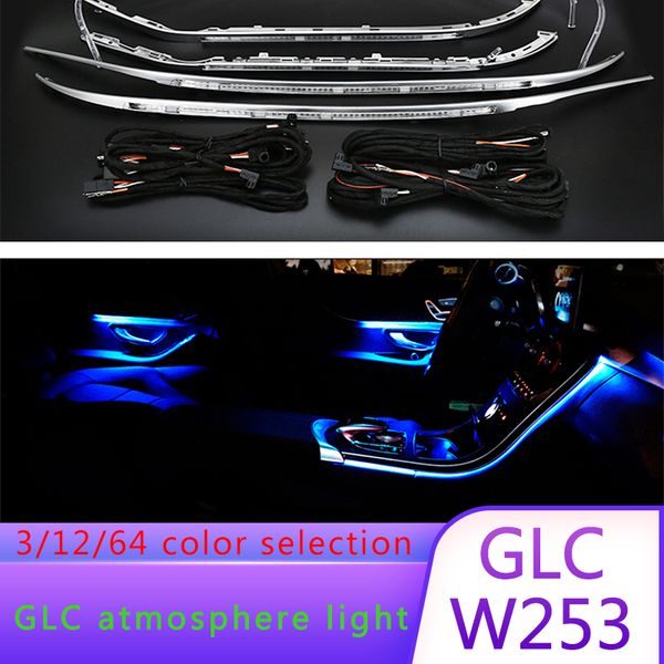 

for c class w205 x253 car ambient lamp for w205 x253 64 colors led ambient light illuminated lamp car accessory