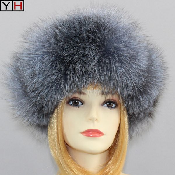 

sell genuine fur hats genuine raccoon fur russian ushanka cap winter quality thick warm bomber hat, Blue;gray