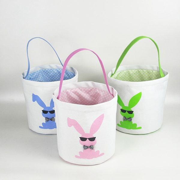

сумки 15styles easter basket easter bunny хранение яйцо конфета корзина bucket холст пришивание хранение tote easter rabbit сумка gga3189