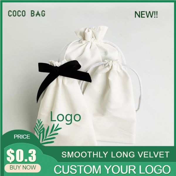 

eco friendly cotton pouch jewelry packaging makeup bag wedding party candy bag necklace bracelet bead storage drawstring pouch, Pink;blue