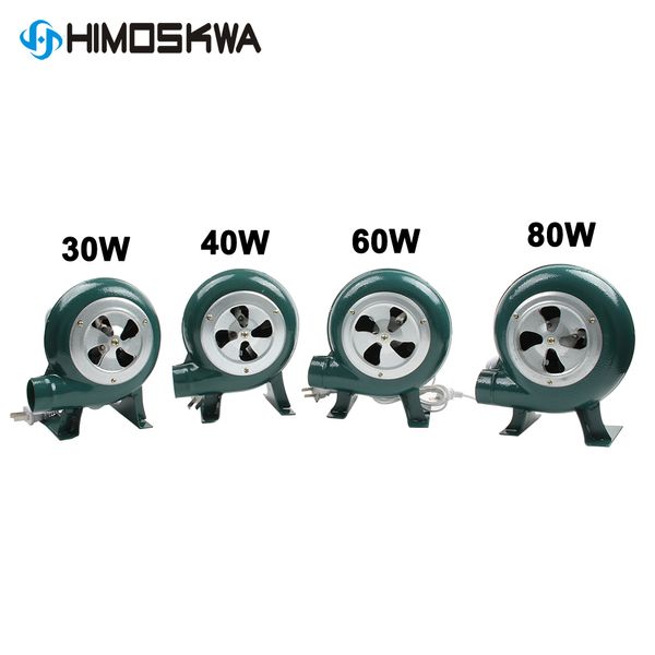 

220v~240v household blower iron barbecue blower small centrifugal 30w 40w 60w 80w eu us plug adapter green for barbecue