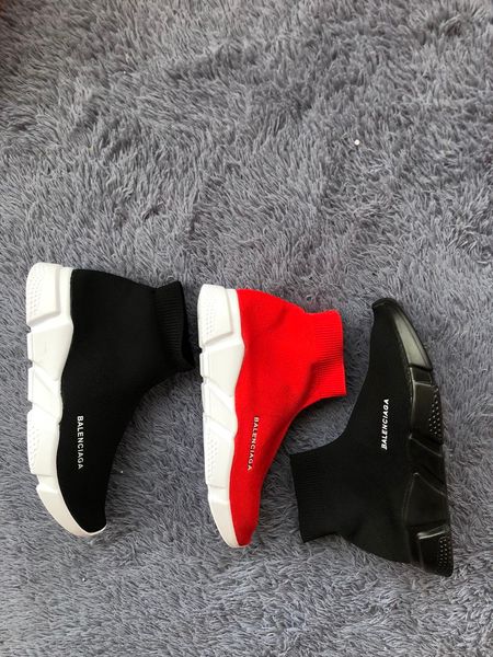 

2020 platform speed trainer mens womens sock shoes black white red men women fashion designer sneakers casual shoes mipp