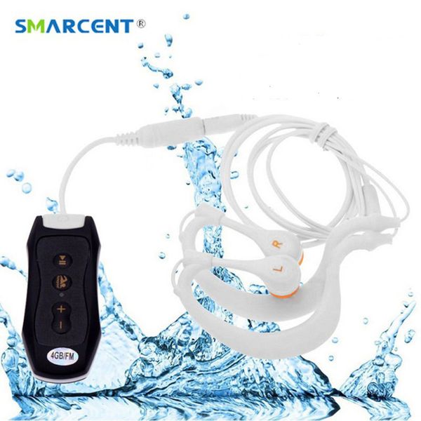 

8gb 4gb ipx8 sports waterproof mp3 player earphone mp3 for swimming surfing underwater surf scuba diving with fm clip mp3 music