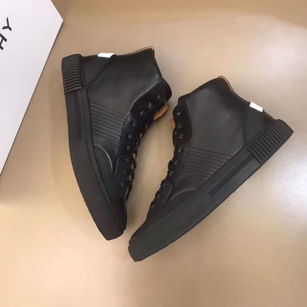 

2020 новый роскошный дизайнерский бренд Givenchy кроссовки ТОП коровьей моды для мужчин удобные повседневные плоские туфли высокие туфли 38-44 11