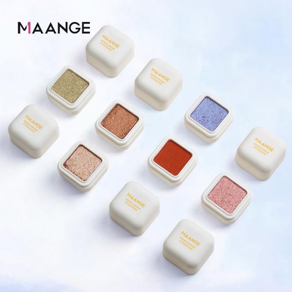 

maange 6 color metallic glitter eye shadow pallete long-lasting waterproof soft shimmer eye makeup cosmetic maquillajes new