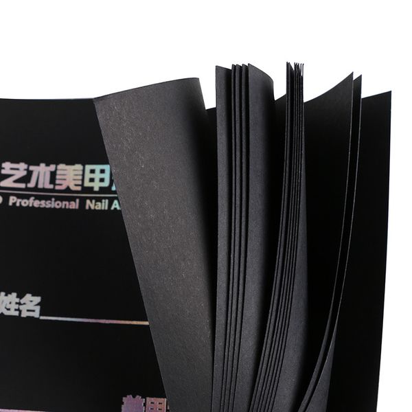 

1 pcs pro nail art display exercise books uv gel polish practice manicure painting drawing nail tool
