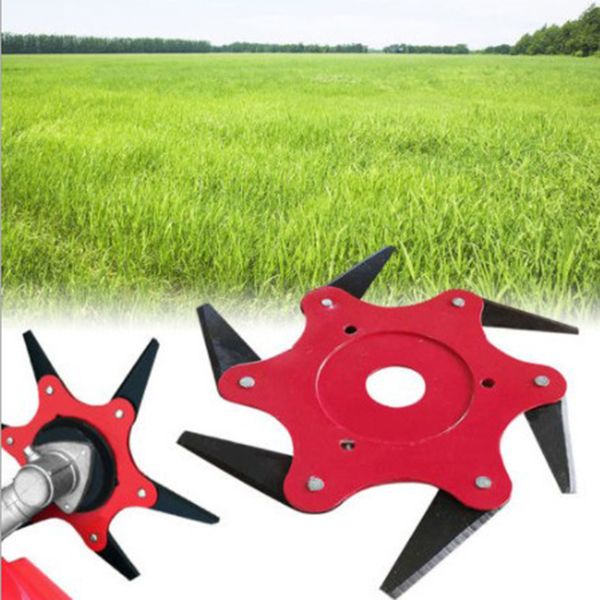 

six-leaf blade head brush cutter universal accessories garden grass trimmer head for lawn mower