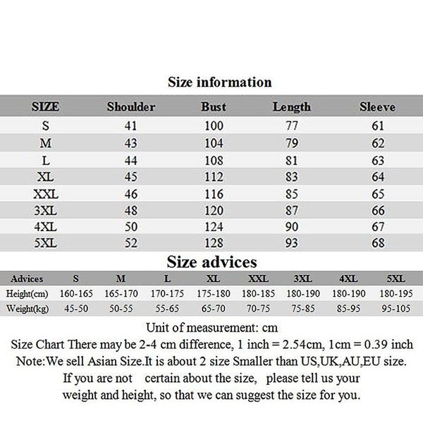 Wellensteyn Size Chart