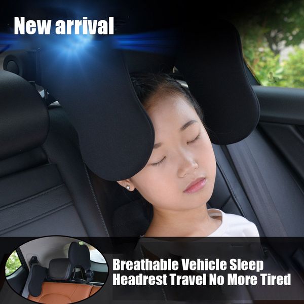 

wholesale car seat headrest pillow multi-angle adjustable head support rest side cushion v6