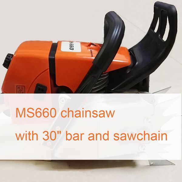 

ms660 chain saw with 30" guide bar and saw chain ms461 ms661