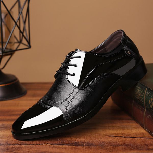 Fashion Business Dress Men Shoes New Classic Leather Men S Suits