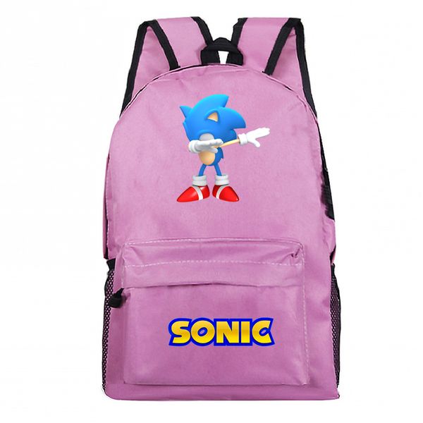 

beautiful dabbing sonic the hedgehog backpack boys girls school rucksacks men women travel knapsack lapbag for teen