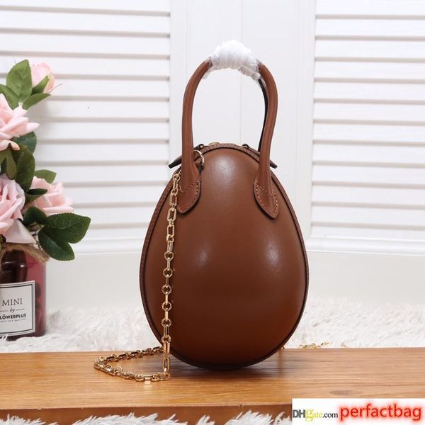 

egg new designer handbags shoulder bags woman s chain bag genuine leather lady messenger bag luxury egg purse new with box