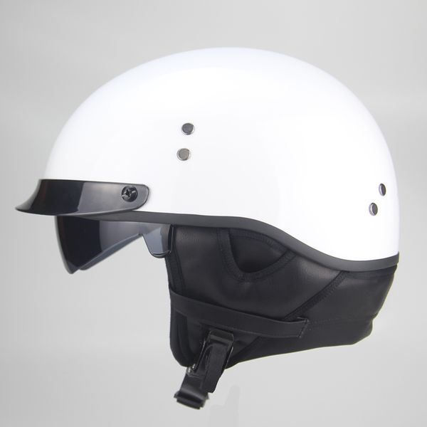 

мотоциклетный шлем cascos пункт мото открыт половина лица каско марочные moto струи capacetes де motociclista с объективом щитков