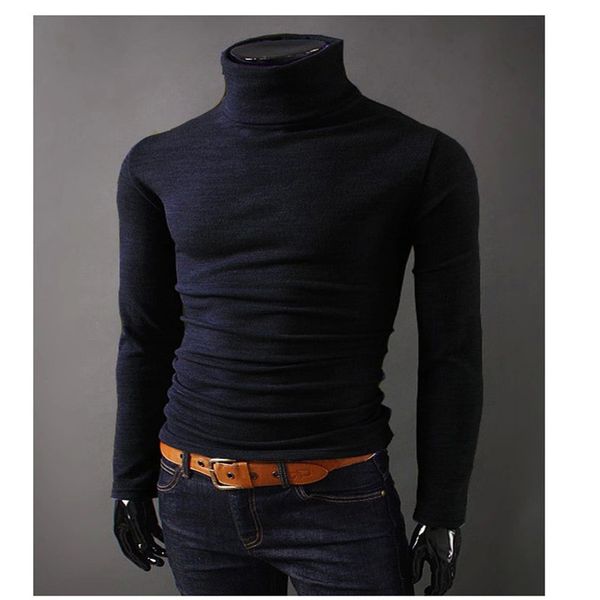 

мужчины вязаный пуловер с длинным рукавом свитер топы повседневные твердые пуловеры топы, White;black