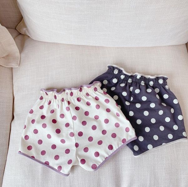 

2020 new baby girls dots shorts summer fashion kids girls shorts 1-6 years, Black