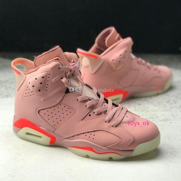 

boxtop с качеством jumpman 6 millennial pink мужская баскетбольная обувь идеальное качество 6s баскетбольные кроссовки спортивные спортивные