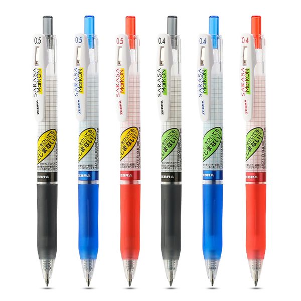 

japan zebra jjs77/jj77 sarasa mark on gel pens fast dry 0.4/0.5mm