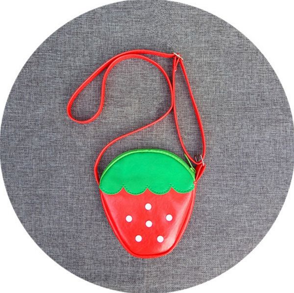 

designer kids bag fruit shape messenger bags cartoon children crossbody bag cute purse pineapple strawberry watermelon 3 designs yw2101